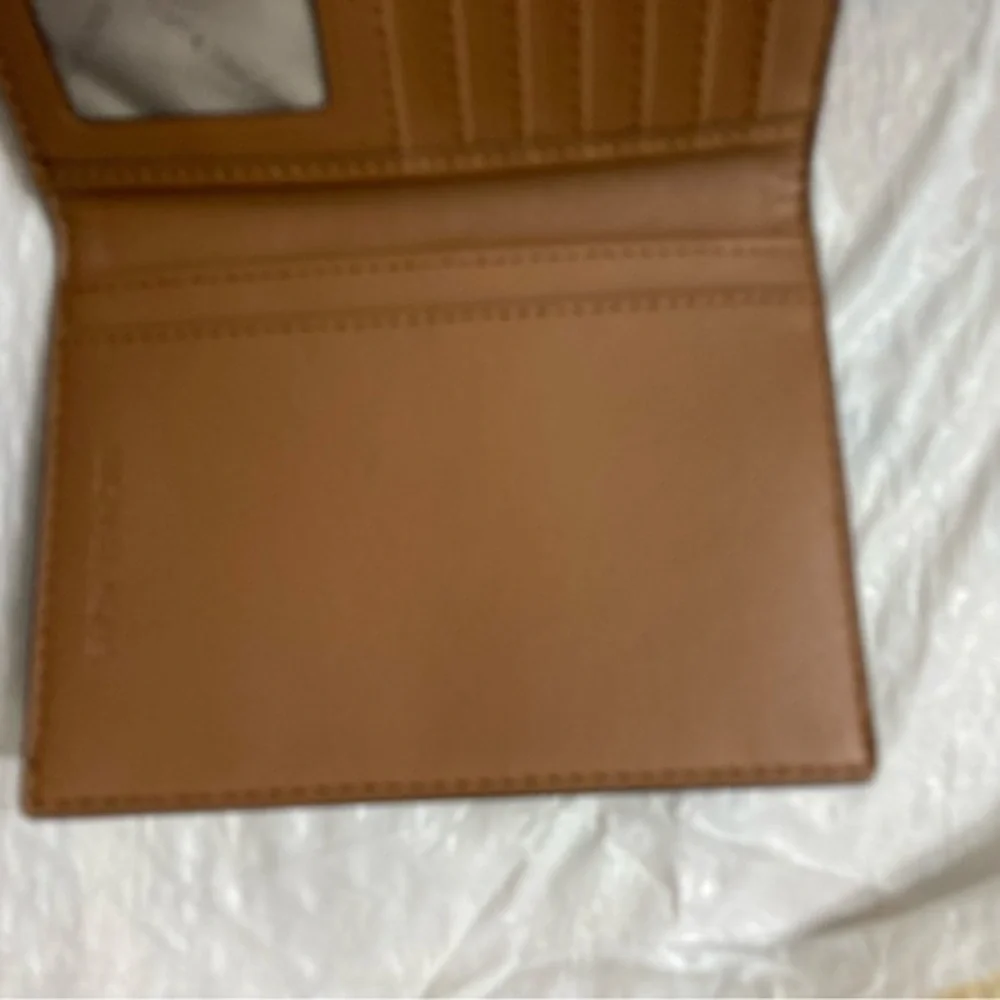 Michael kors brown khaki passport cover